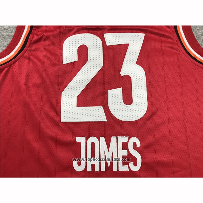 Camiseta All Star 2020 Los Angeles Lakers Lebron James #23 Rojo